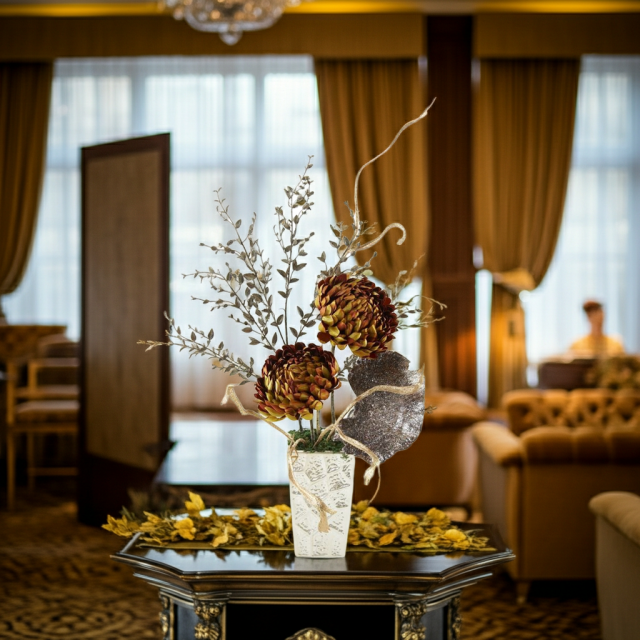 【造花インテリア・アートフラワー・アーティフィシャルフラワーアレンジメント】ヘルミナシオン