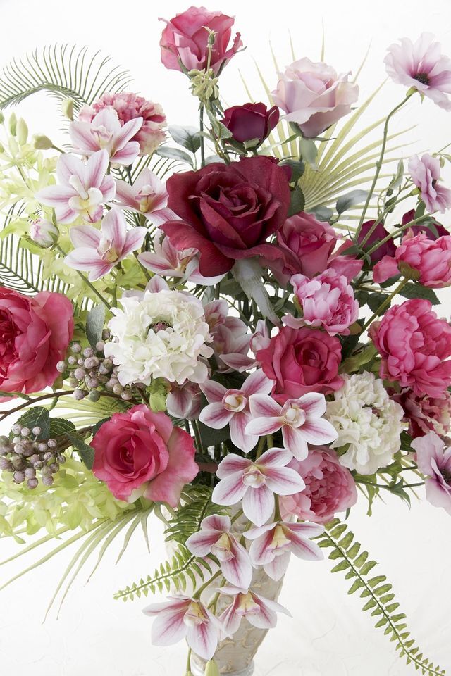 【プレミアムコレクション 造花・アーティフィシャルフラワー・アートフラワーアレンジメント】フロランス