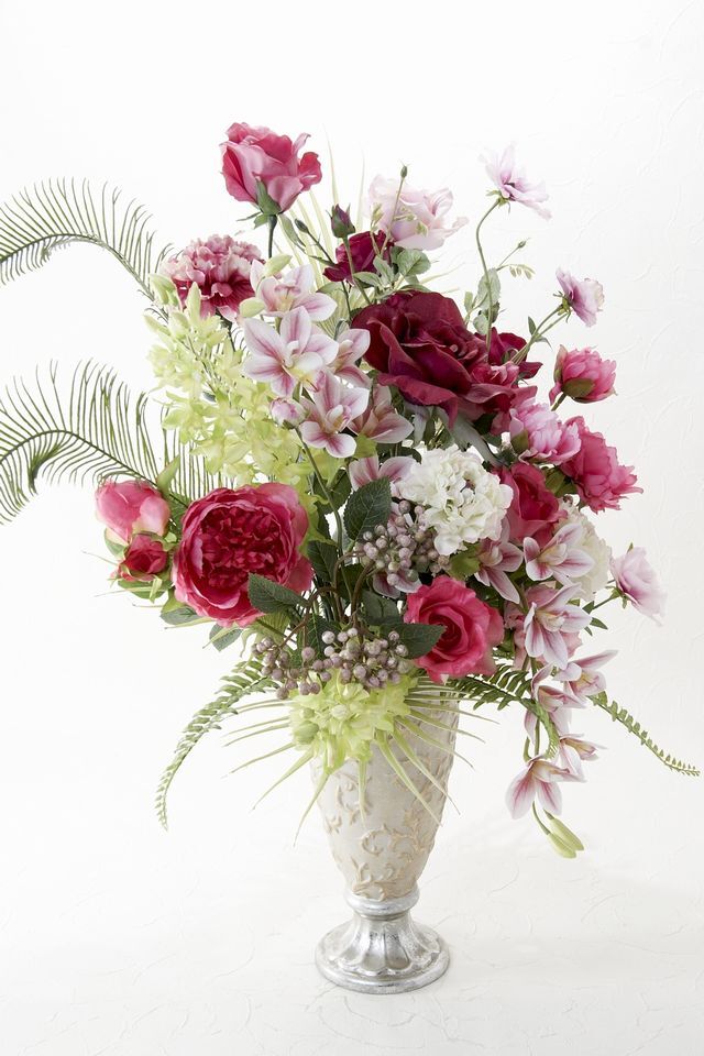 【プレミアムコレクション 造花・アーティフィシャルフラワー・アートフラワーアレンジメント】フロランス