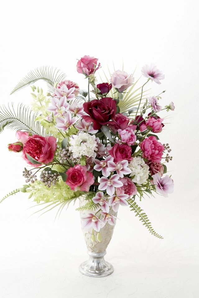 【プレミアムコレクション 造花・アーティフィシャルフラワー・アートフラワーアレンジメント】フロランス