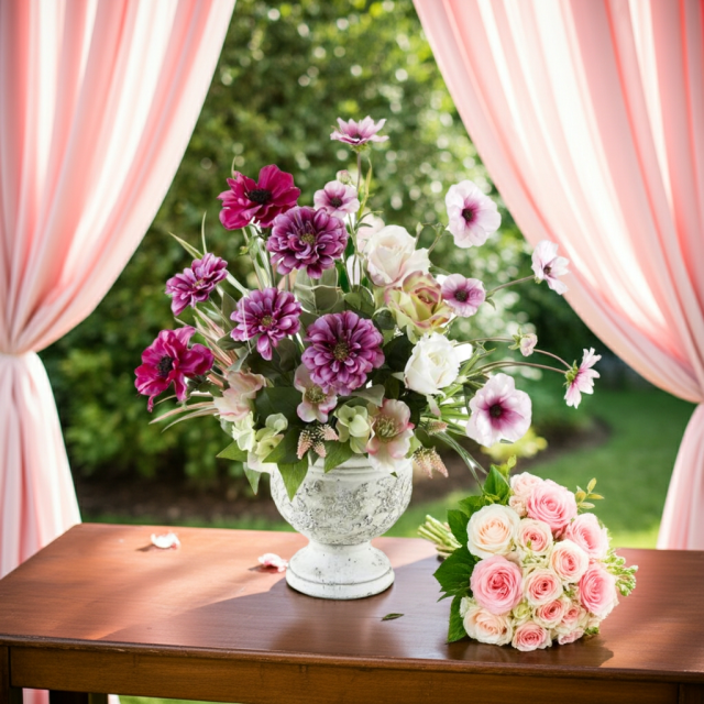 【アーティフィシャルフラワー・アートフラワー・造花アレンジメント】アモーレ・デ・レガーロ