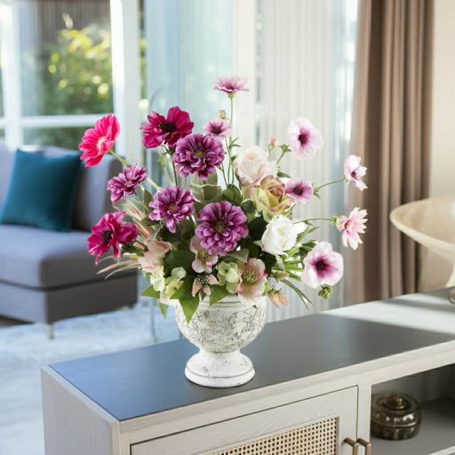 【アーティフィシャルフラワー・アートフラワー・造花アレンジメント】アモーレ・デ・レガーロ