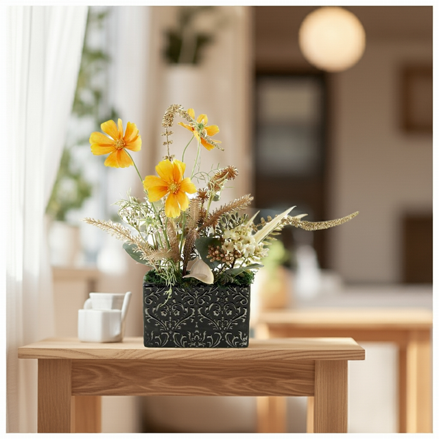 【造花アレンジメント・アーティフィシャルフラワー・インテリアフラワー】beautiful Cosmos