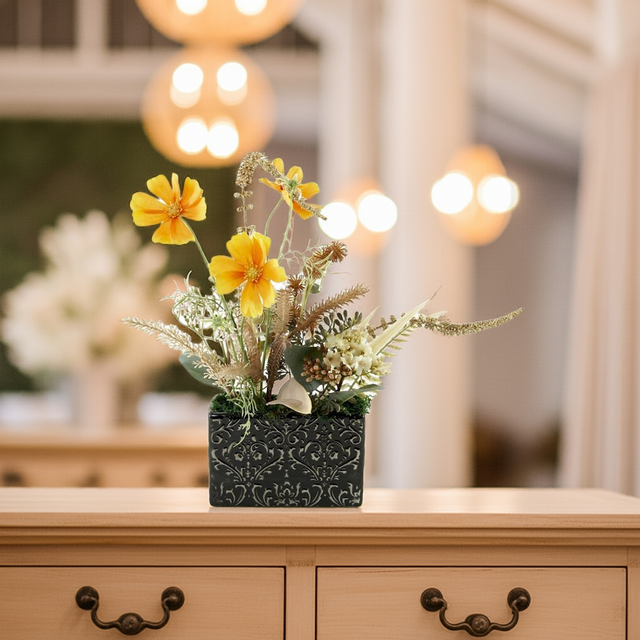 【造花アレンジメント・アーティフィシャルフラワー・インテリアフラワー】beautiful Cosmos