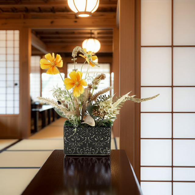 【造花アレンジメント・アーティフィシャルフラワー・インテリアフラワー】beautiful Cosmos