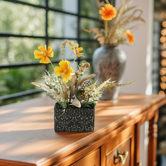 【造花アレンジメント・アーティフィシャルフラワー・インテリアフラワー】beautiful Cosmos