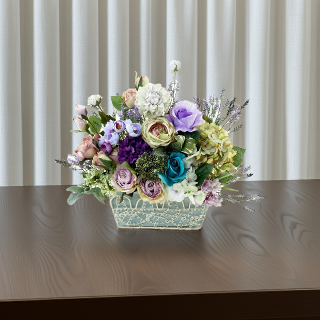 アーティフィシャルフラワー・造花 インテリアフラワー ワイヤー