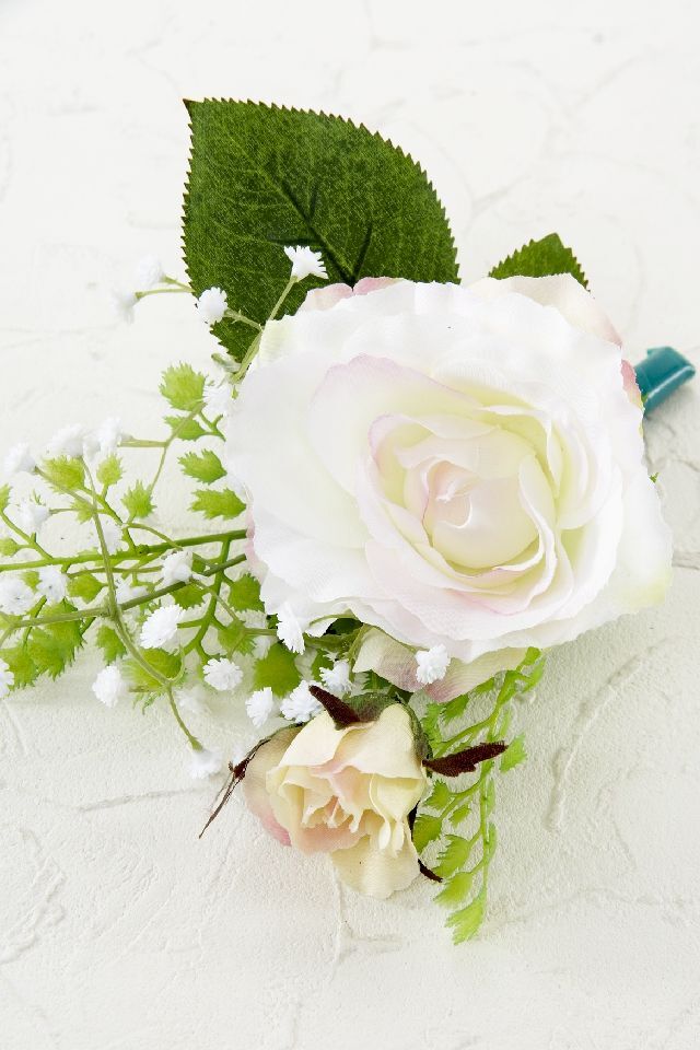 【アーティフィシャルフラワー・造花 お仏壇向け ミニ供花・1束タイプ】ローズガーデンシリーズ｜small funeral rose−A