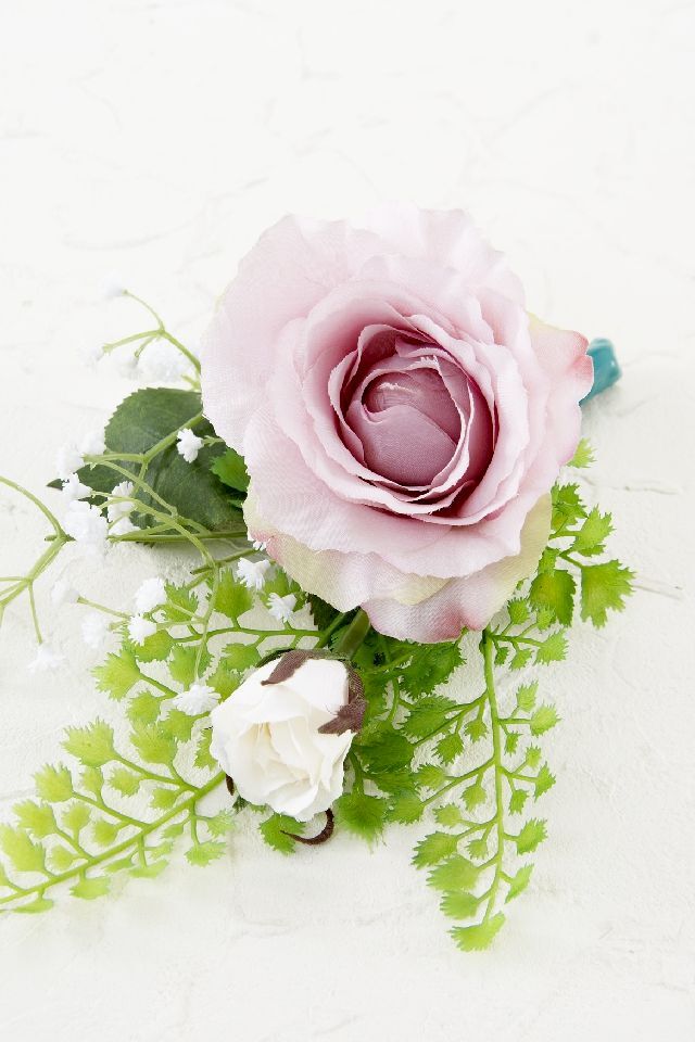 【アーティフィシャルフラワー・造花 お仏壇向け ミニ供花・1束タイプ】ローズガーデンシリーズ｜small funeral rose−A