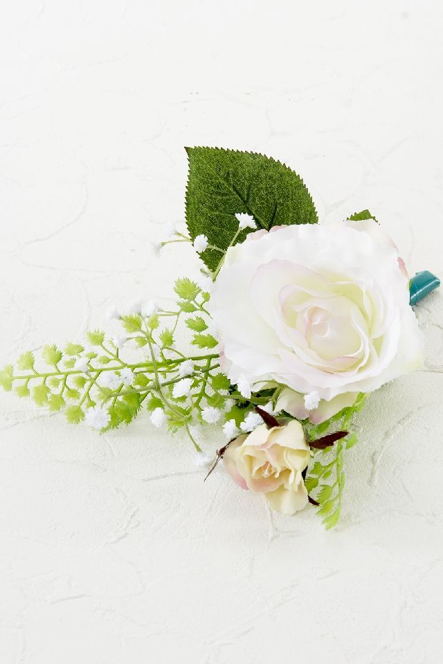 【アーティフィシャルフラワー・造花 お仏壇向け ミニ供花・1束タイプ】ローズガーデンシリーズ｜small funeral rose−A