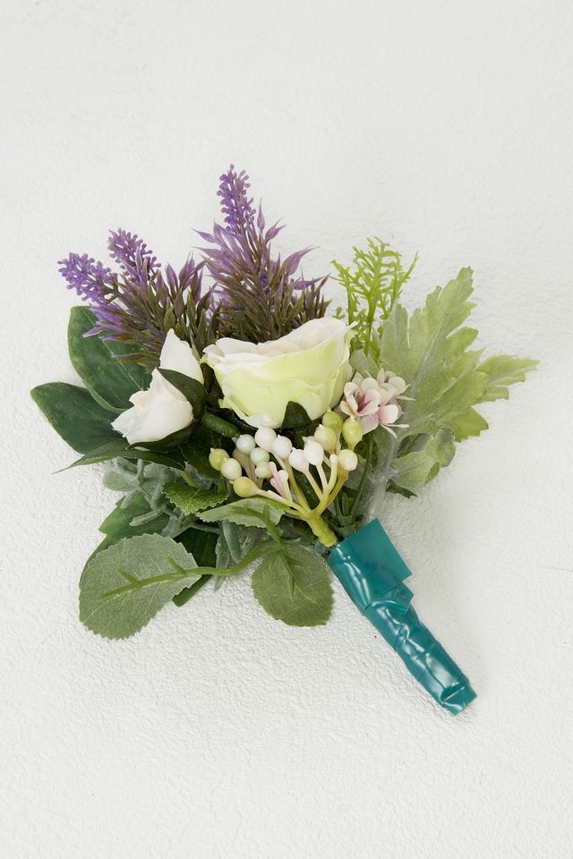 【アーティフィシャルフラワー・造花 お仏壇向け ミニ供花・1束タイプ】ローズガーデンシリーズ｜small funeral rose−C
