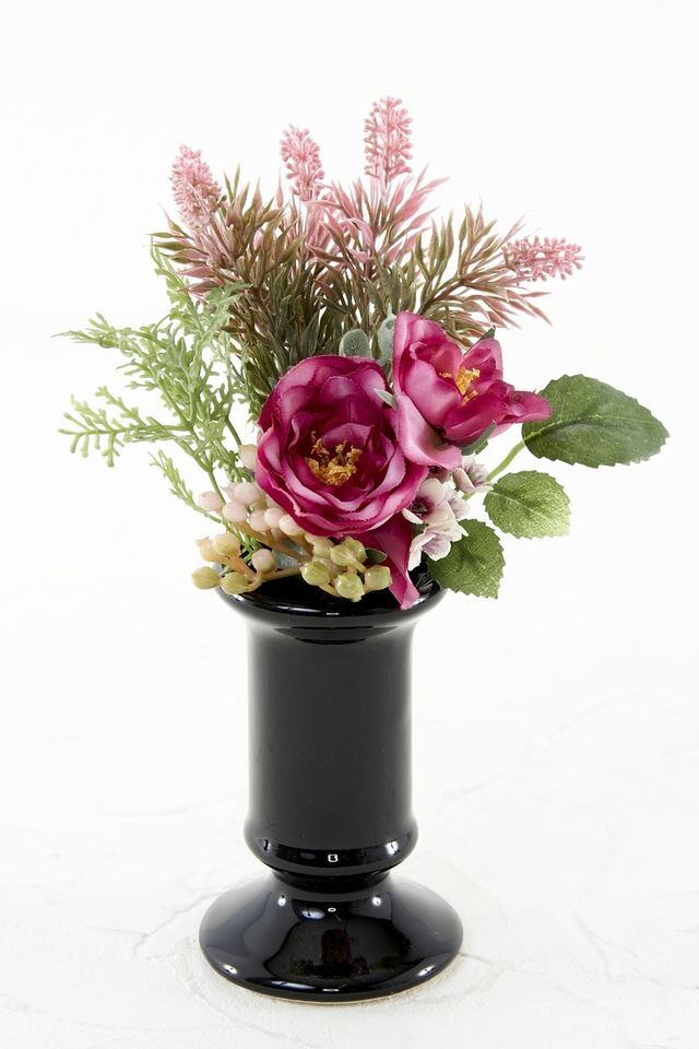 【アーティフィシャルフラワー・造花 お仏壇向け ミニ供花・1束タイプ】ローズガーデンシリーズ｜small funeral rose−C