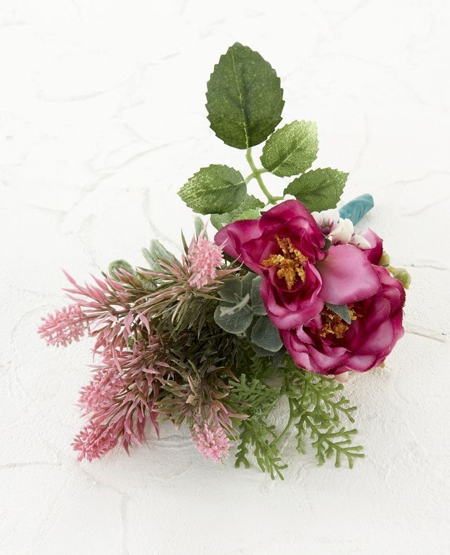 【アーティフィシャルフラワー・造花 お仏壇向け ミニ供花・1束タイプ】ローズガーデンシリーズ｜small funeral rose−C