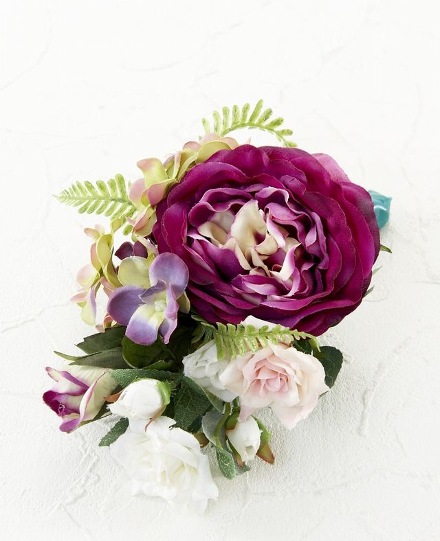 【アーティフィシャルフラワー・造花 お仏壇向け ミニ供花・1束タイプ】ローズガーデンシリーズ｜small funeral rose−F