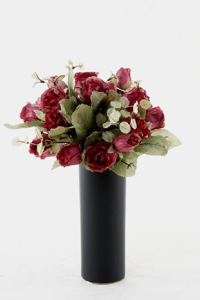 【アーティフィシャルフラワー・造花 お仏壇向け仏花 供花・1束タイプ】ローズガーデンシリーズ｜funeral rose−H