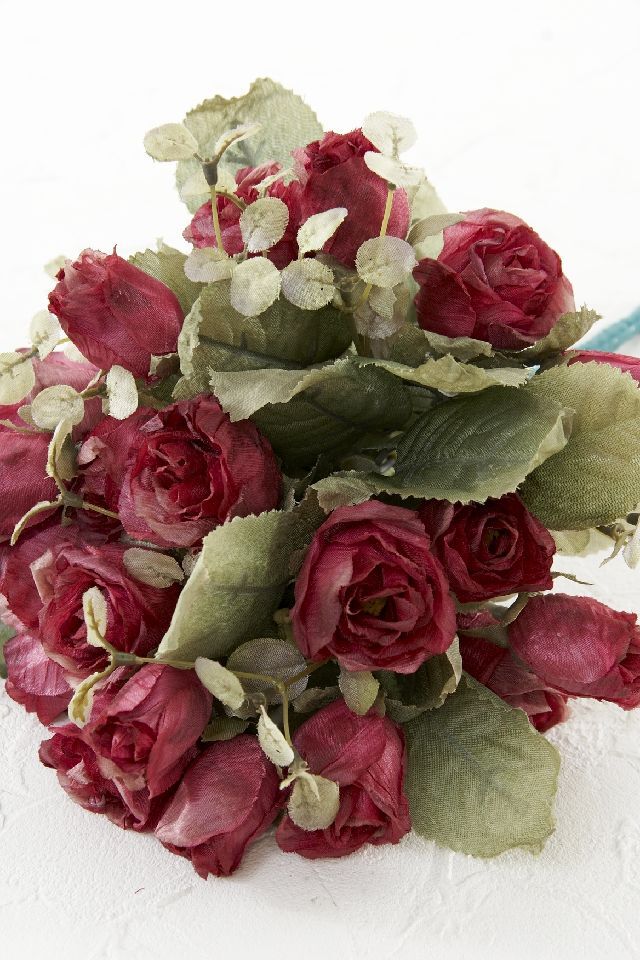 【アーティフィシャルフラワー・造花 お仏壇向け仏花 供花・1束タイプ】ローズガーデンシリーズ｜funeral rose−H