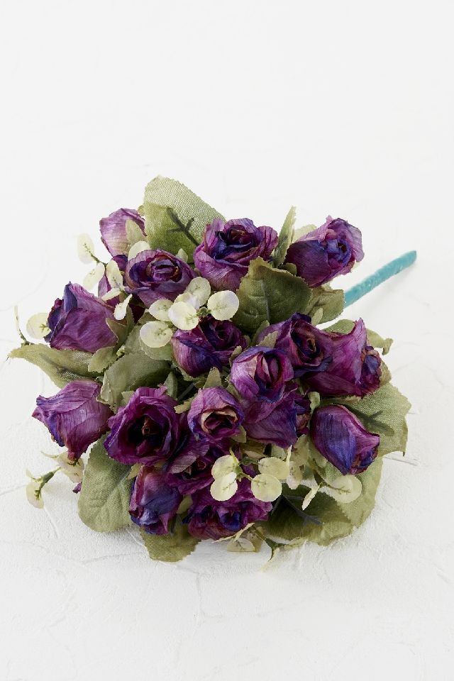 【アーティフィシャルフラワー・造花 お仏壇向け仏花 供花・1束タイプ】ローズガーデンシリーズ｜funeral rose−H