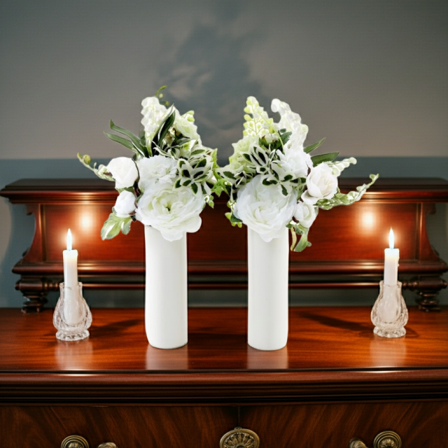 small funeral rose-C