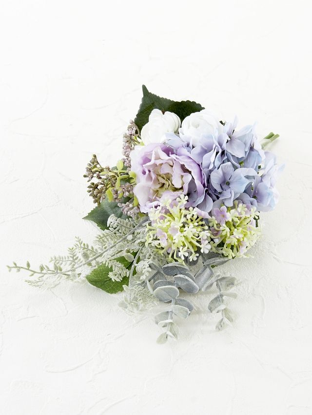 【アーティフィシャルフラワー・造花 お墓・お仏壇向け ミニ仏花・供花1対-左右2束セット】ローズガーデンシリーズ｜small funeral rose