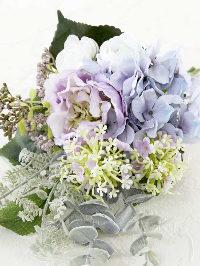 【アーティフィシャルフラワー・造花 お墓・お仏壇向け ミニ仏花・供花1対-左右2束セット】ローズガーデンシリーズ｜small funeral rose