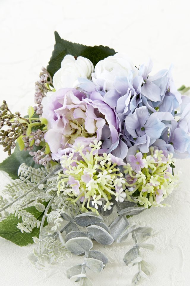【アーティフィシャルフラワー・造花 お墓・お仏壇向け ミニ仏花・供花1対-左右2束セット】ローズガーデンシリーズ｜small funeral rose