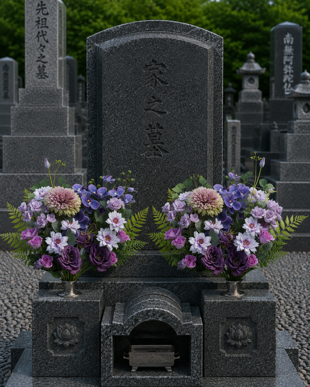アーティフィシャルフラワー・造花 お墓・お仏壇向け仏花・供花1対