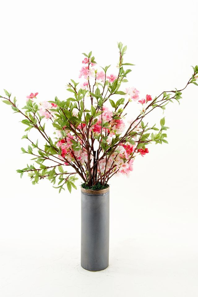 【造花・アーティフィシャルフラワー・和モダン・和風アレンジメント】舞桜−mao