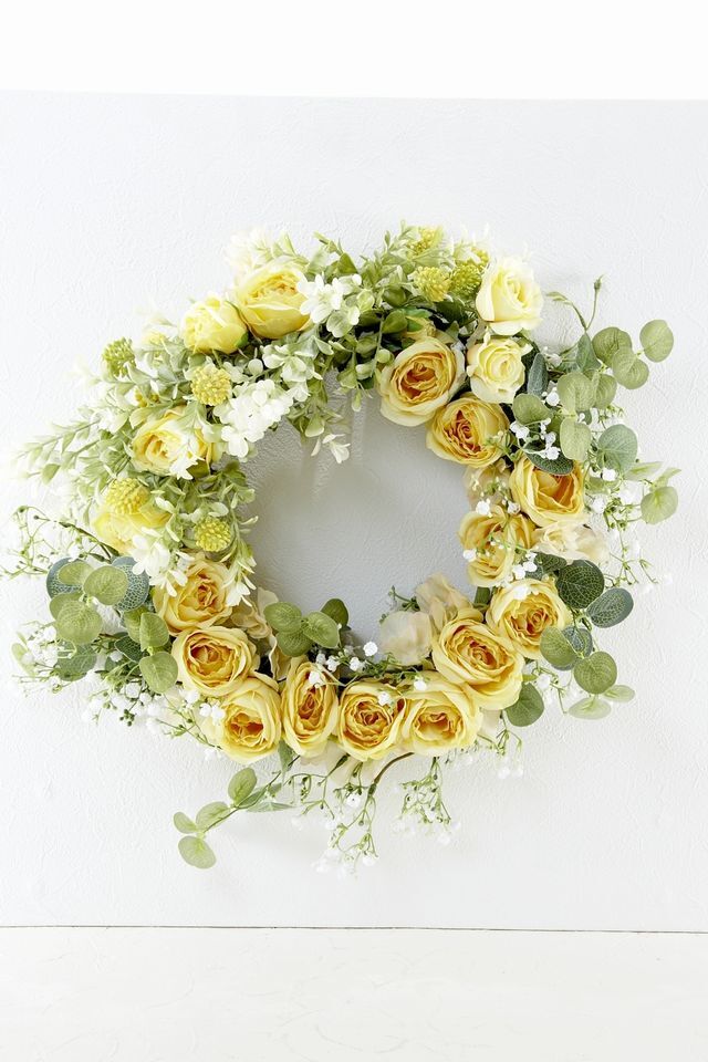 アーティフィシャルフラワーリース No192 輝かしき 