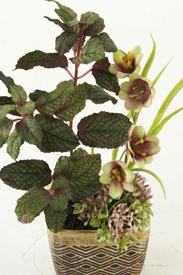 【造花・アーティフィシャルフラワー・造花インテリア】フラチラリアのモダンアレンジメント