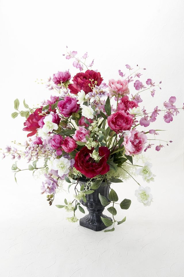 【プレミアムコレクション 造花・アーティフィシャルフラワー・アートフラワーアレンジメント】アレンジ・デ・セーリア