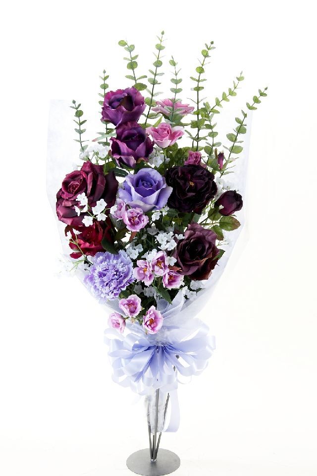 【贈答・贈呈用・造花花束・アーティフィシャルフラワーギフトブーケ】ローズガーデンシリーズ｜Beautiful Bouquet of Roses