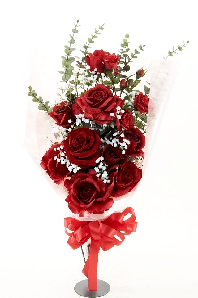 【贈答・贈呈用・造花花束・アーティフィシャルフラワーギフトブーケ】ローズガーデンシリーズ｜Beautiful Bouquet of Roses