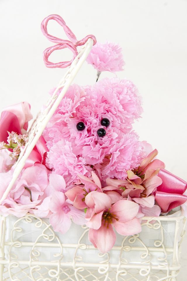 【ピアノ・プードルアレンジメント】ハーモニー・ピンク