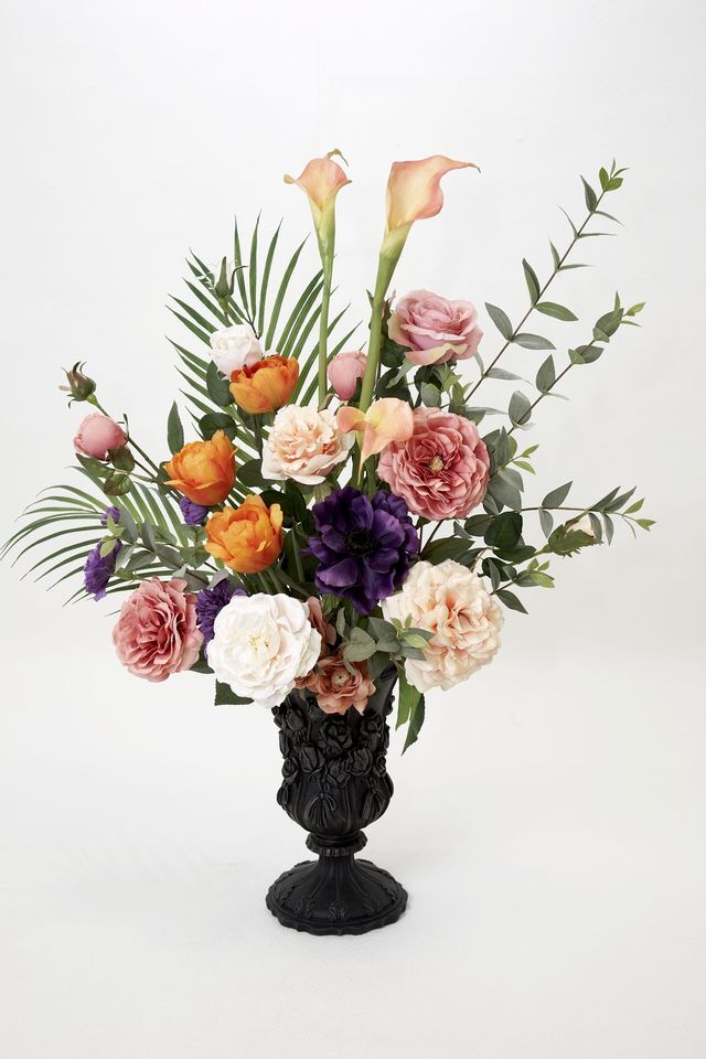 【プレミアムデザイン 造花・アーティフィシャルフラワーアレンジメント】Crepuscolo mistico