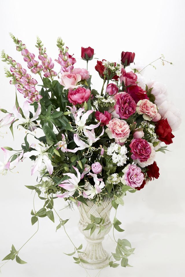 【プレミアムアレンジメント 高級造花・アートフラワー・アーティフィシャルフラワー・インテリアフラワー】Fountain of Beauty