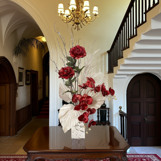 【プレミアムアレンジメント 高級造花・アートフラワー・アーティフィシャルフラワー・インテリアフラワー】golden phoenix