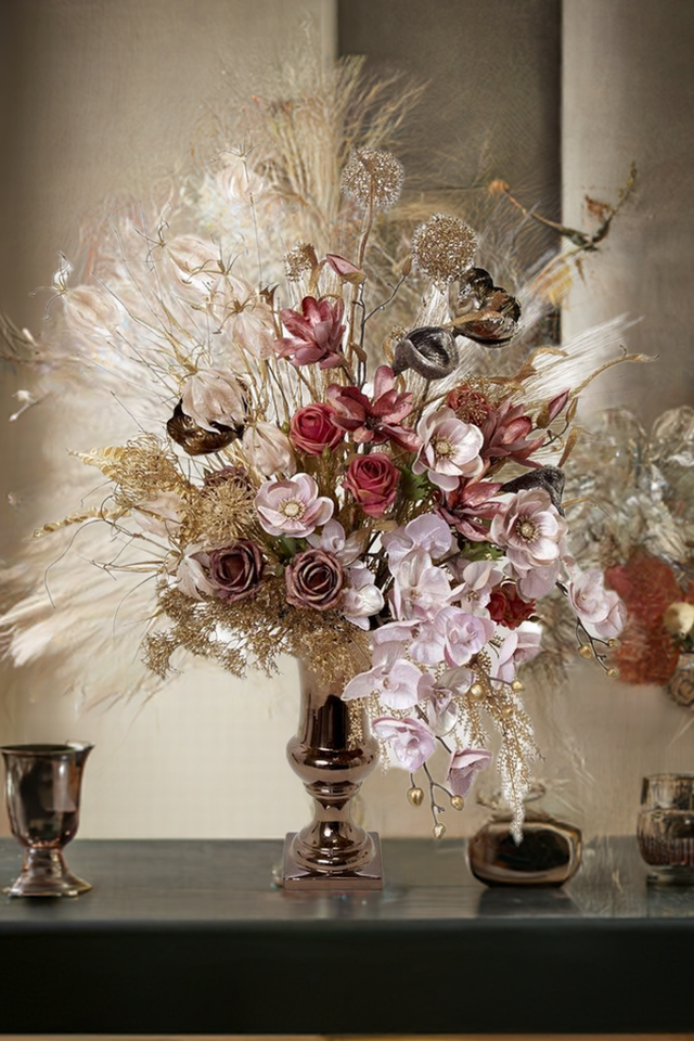 フラワーアレンジメント　造花 プレミアムデザイン 造花・アーティフィシャルフラワーアレンジメント