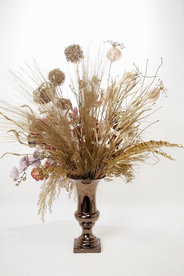 【プレミアムデザイン 造花・アーティフィシャルフラワーアレンジメント】Shining Goddess of Mercy