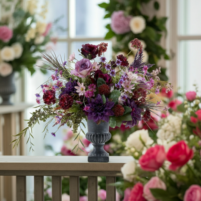 【造花・アートフラワープレミアムアレンジメント】ライプ