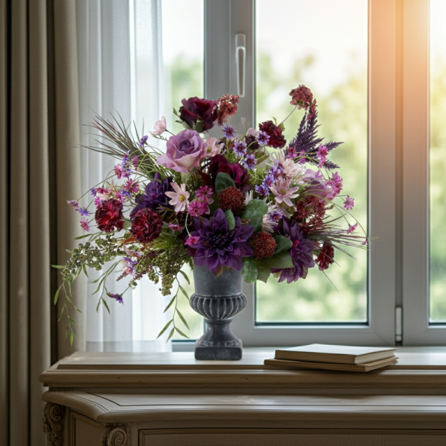 【造花・アートフラワープレミアムアレンジメント】ライプ