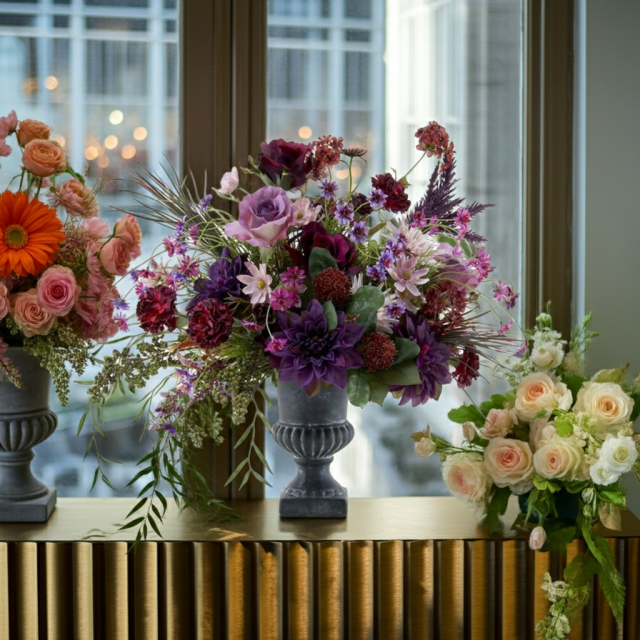 【造花・アートフラワープレミアムアレンジメント】ライプ