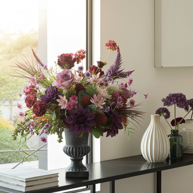 【造花・アートフラワープレミアムアレンジメント】ライプ