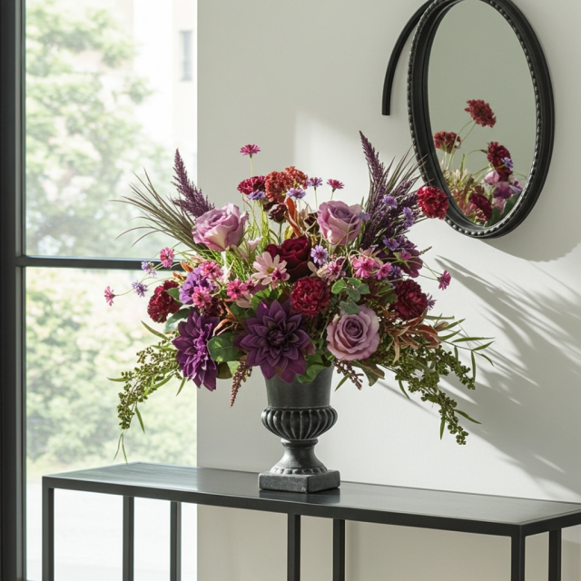 【造花・アートフラワープレミアムアレンジメント】ライプ