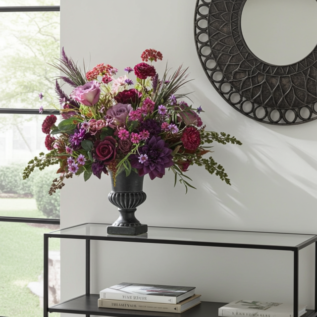 【造花・アートフラワープレミアムアレンジメント】ライプ