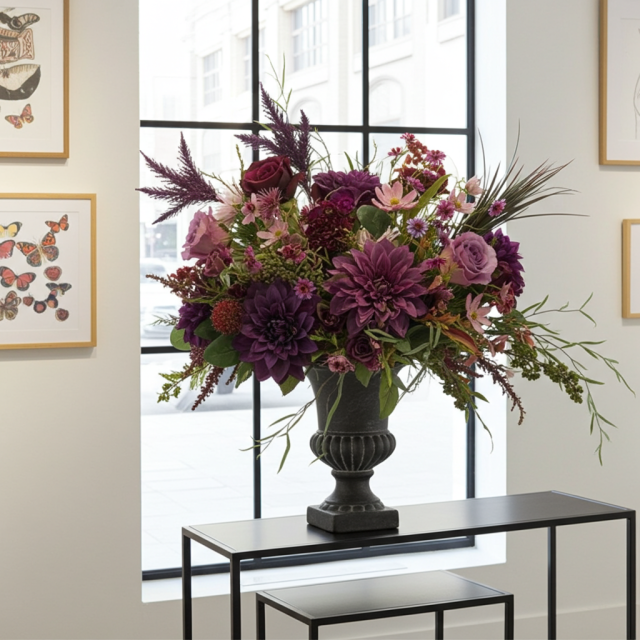 【造花・アートフラワープレミアムアレンジメント】ライプ