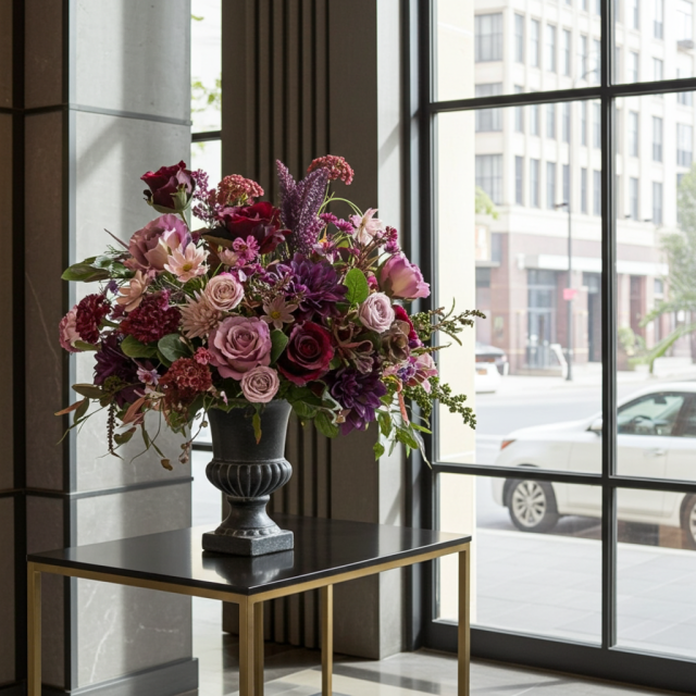 造花・アートフラワープレミアムアレンジメント】ライプ｜造花