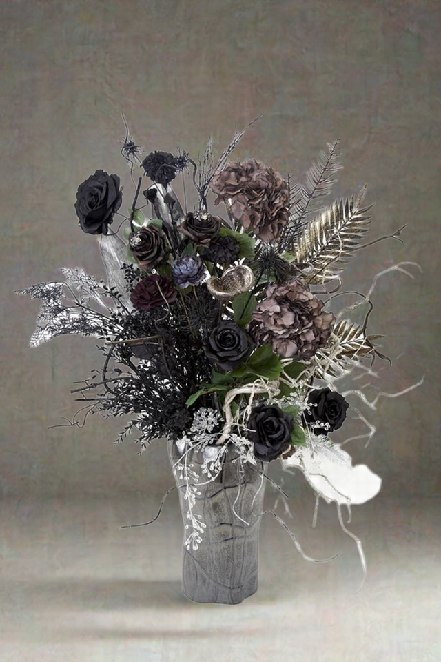 【プレミアムデザイン 造花・アーティフィシャルフラワーアレンジメント】Ray of Hope