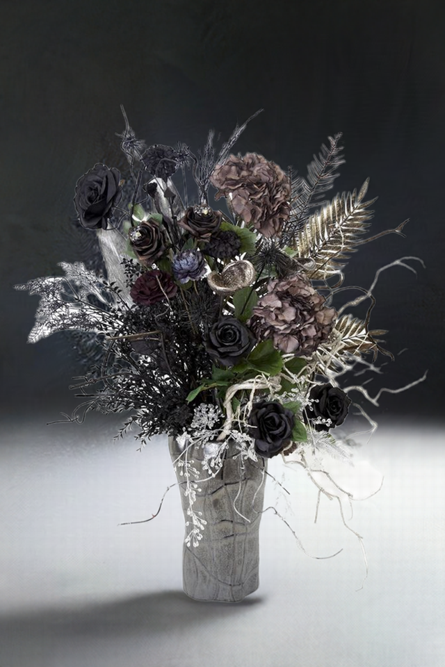 【プレミアムデザイン 造花・アーティフィシャルフラワーアレンジメント】Ray of Hope