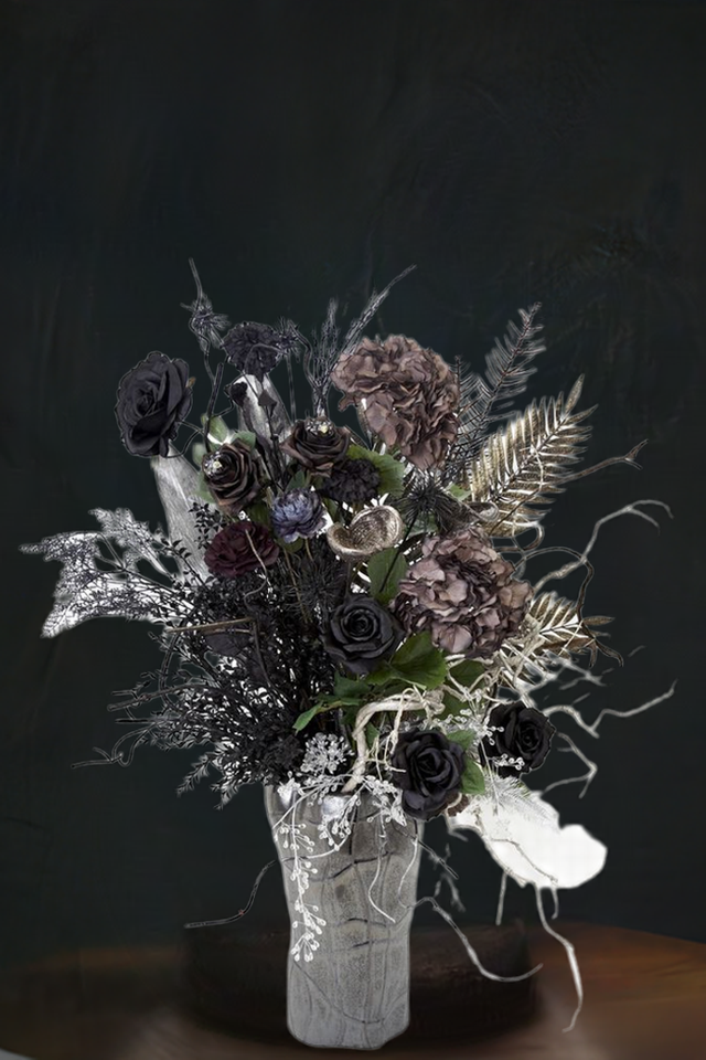 【プレミアムデザイン 造花・アーティフィシャルフラワーアレンジメント】Ray of Hope