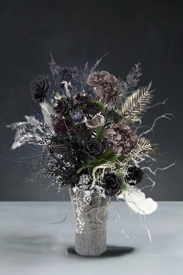 【プレミアムデザイン 造花・アーティフィシャルフラワーアレンジメント】Ray of Hope